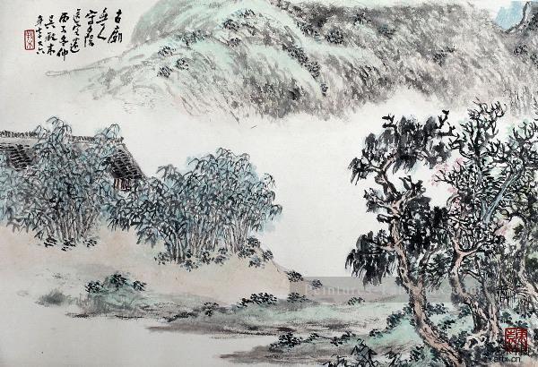 Wu yangmu 6 chinois traditionnel Peintures à l'huile